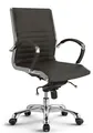 Produktbild: VERSEE Montreal Leder Drehstuhl Braun – ergonomischer Bürostuhl, bequemer Arbeitsstuhl für langes Sitzen, robuster Drehstuhl, bis 150 kg belastbar