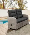 Produktbild: Destiny Loungesofa MERANO II, Aluminium, Polyrattan, 2er Sofa, inkl. Auflagen