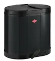 Produktbild: WESCO ÖKOSAMMLER 170 in SCHWARZ mit 30 (2x 15) Liter Volumen und Fußtritt / 2...