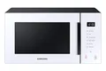 Produktbild: SAMSUNG MG23T5018CW Mikrowelle mit Grill, 23 l, 800 W, Keramik, Emaille, Grill Fry und Standby Eco, Weiß