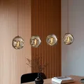 Produktbild: Lindby Pendelleuchte 'Valentina' (Design, Modern) in Alu aus Glas (4 flammig, E1