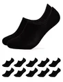 Produktbild: Occulto Damen & Herren Bambus Füßlinge 10er Pack (Modell: Solana) Schwarz 39-42