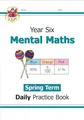 Produktbild: CGP Books - New KS2 Mental Maths Daily Practice Book  Year 6 - Spring  - G245z