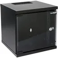Produktbild: HMF 63406-02 Serverschrank Netzwerkschrank 6HE Wandgehäuse 10 Zoll Rack Schwarz