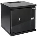 Produktbild: HMF Netzwerkschrank Serverschrank 10 Zoll 6 HE schwarz Stahlgehäuse