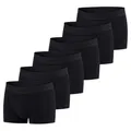 Produktbild: JACK & JONES Herren Boxershorts 6er Pack Basic Trunks Boxer Stretch Unterhosen Unterwäsche Retroshorts Set Baumwolle Schwarz Rot Grün Blau Grau 3XL, Größe:3XL, Farbe:Pack 1