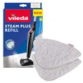 Produktbild: Vileda Steam Dampfreiniger Ersatzpads Mikrofaser | Hygienische Bodenreinigung - Passend für alle Böden, Waschbar & Wiederverwendbar | 2 Stück