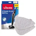 Produktbild: Vileda Steam Dampfreiniger Ersatzpads Mikrofaser Waschbar 2 Stück für BÖDEN
