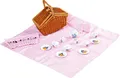 Produktbild: small foot Picknickkorb Romantik aus beflochtenem Holz, Inklusive Geschirr-Set, ab 3 Jahren, Art.-Nr. 5300, Rosa