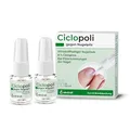 Produktbild: Ciclopoli gegen Nagelpilz, bei Pilzerkrankungen der Nägel, Anti-Pilz-Nagellack mit bewährtem Wirkstoff Ciclopirox und Tiefwirk-Effekt, nur 1x täglich auftragen, 13,2 ml Bündelpackung (2 x 6,6 ml)