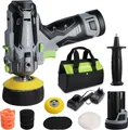 Produktbild: WORKPRO Mini Poliermaschine, 12V Akku Poliermaschine, Auto Poliermaschine
