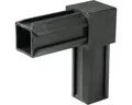 Produktbild: XD-Rohrverbinder 90° für Vierkantrohre 20x20x1,5 mm Kunststoff schwarz