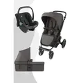 Produktbild: ABC Design Sierra All in One Kinderwagen Set inkl. Tulip Babyschale, Farbe Kinderwagen: Nut
