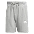 Produktbild: adidas Herren Essentials French Terry 3-Stripes Shorts, Medium Grey Heather, XL