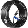 Produktbild: hb-digital 10m LAN Kabel CAT 7 Rohkabel RJ45 S/FTP PiMF LSZH AWG 26 Schwarz