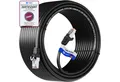 Produktbild: HB-DIGITAL Patchkabel CAT.7 Rohkabel LAN Kabel Cat7 S/FTP PiMF LSZH Netzwerkkabel, Netzwerkstecker, RJ-45 (1000 cm), Kontaktoberfläche: Pins Vergoldet 50µ