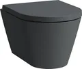 Produktbild: LAUFEN Kartell Wand-WC COMPACT, Tiefspüler, spülrandlos, 490x370x285mm, H8203337580001