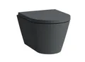 Produktbild: LAUFEN Kartell Wand-Tiefspül-WC H8203337580001 graphit matt, spülrandlos, Form innen rund