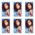 Produktbild: 6x Schwarzkopf Live Urban Metallics U68 Ruby Glaze EAN4015100816921