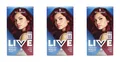 Produktbild: 3x Schwarzkopf Live Urban Metallics U68 Ruby Glaze EAN4015100816921