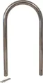 Produktbild: Fahrradanlehnbügel 115 x 58 cm Edelstahl Ø 60 mm grau Einbetonieren Fahrradständer ParkerTyp U
