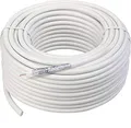 Produktbild: SCHWAIGER -KOX11550 052- SAT-Koaxialkabel 50m/ 115 dB/hohes Schirmungsmaß/ 4-fach geschirmt/Satellitenkabel/unkonvektioniert/ 7,3 mm/weiß