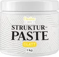 Produktbild: Creative Deco Strukturpaste Glatt 1kg | Weiße Spachtelmasse für Acrylmalerei | Modellierpaste für Kunstprojekte, Acrylfarbe, DIY, 3D-Effekte, Texturen