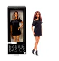Produktbild: Barbie Signature JBH72 - Basics Puppe Modell 1 - Brünette Haare, schwarzes Kleid
