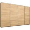 Produktbild: Schwebetürenschrank - Sonoma Eiche - 4 Türen - 271x211 cm