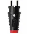 Produktbild: Pce 0511-sr Schutzkontaktstecker Gummi, Thermoplast  250 V Schwarz, Rot Ip54