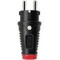 Produktbild: Pce 0511-sr Schutzkontaktstecker Gummi, Thermoplast  250 V Schwarz, Rot Ip54
