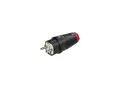 Produktbild: PCE Schutzkontaktstecker IP54 Gummi 16A / 250V AC / 3p (2P+E) (9003399465369)