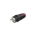 Produktbild: PCE Schutzkontaktstecker IP54 Gummi 16A 250V AC 3p (2P+E)