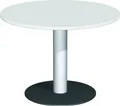 Produktbild: Konferenztisch, kreisform, verschiedene Größen und Farben, Farbe Nachbildung:Lichtgrau, Größe Tischplatte:Ø 100 cm