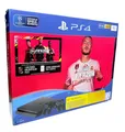 Produktbild: Sony Playstation 4 mit 2x Controller Schwarz - PS4 Slim 1TB mit FIFA 20 | in OVP