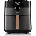 Produktbild: arzum AIRTASTY XL Heißluft-Fritteuse 6 l 1750 W mit Display, Timerfunktion - Schwarz/Bronze