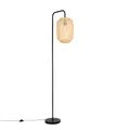 Produktbild: Qazqa Orientalisch Stehleuchte, Stehlampe - Yvonne - Naturel, max. 25W, Geeignet für LED, 170cm, Ideal als Wohnzimmerlampe