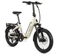 Produktbild: DERUIZ E-Bike Faltrad Peridot 20 Zoll mit 500 Wh Akku, 8 Gang, 50-140km für Damen Herren, 8 Gang SHIMANO SHIMANO ALTUS 11-32T Schaltwerk, Kettenschaltung, 500 Wh, (mit Akku-Ladegerät, mit Werkzeug), 48V 10.4Ah Baterrie, 3.0 fette Reifen, klappbar
