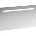 Produktbild: LAUFEN Leelo Spiegel mit integrierter horizontaler LED-Beleuchtung, Aluminiumrahmen, 1200 mm, Version für externen Lichtschalter, H4476719501441