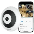 Produktbild: Reolink 6MP 5/2,4GHz WiFi Fisheye-Kamera Innen, 360° Panorama, Smarte Personenerkennung, Nachtsicht, Einbau-Sirene, 2-Wege-Audio, Mehrere Anzeigemodi - Weiß