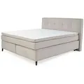 Produktbild: Boxspringbett Capello 180 x 200 cm Stoff Grau