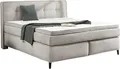 Produktbild: Boxspringbett - 180 x 200 cm - Greige - Webstoff - mit Topper