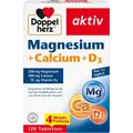 Produktbild: Magnesium + Calcium + D3 (120 Tabletten)