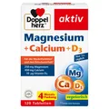 Produktbild: Doppelherz Magnesium Calcium D3 400mg 200 Tabletten Nahrungsergänzung