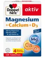 Produktbild: ✅DOPPELHERZ Magnesium + Calcium +D3 Muskel Muskelfunktion Knochen 120 Tabletten✅