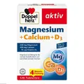 Produktbild: 2x DOPPELHERZ Magnesium+Calcium+D3 Tabletten 120 ST