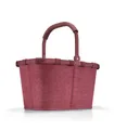 Produktbild: REISENTHEL® Einkaufskorb CARRYBAG TWIST MAROON, Rot, Aluminium, Polyester, 22 l, Wasserabweisend, B 48 x H 29 x T 28 cm