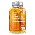 Produktbild: Vitamin 4000 IE - 120 Gummibärchen Zuckerfrei - 1 Vitamin D Gummi alle 4 Tage...
