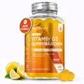 Produktbild: Vitamin D3 - 120Gummibärchen - Immunsystem, Knochen & Muskelgesundheit - Kalzium
