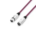 Produktbild: Adam Hall Cables 3 STAR MMF 0100 PUR - Mikrofonkabel XLR female auf XLR male 1m lila